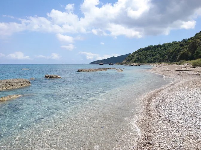 The beach at Poros, Kefalonia