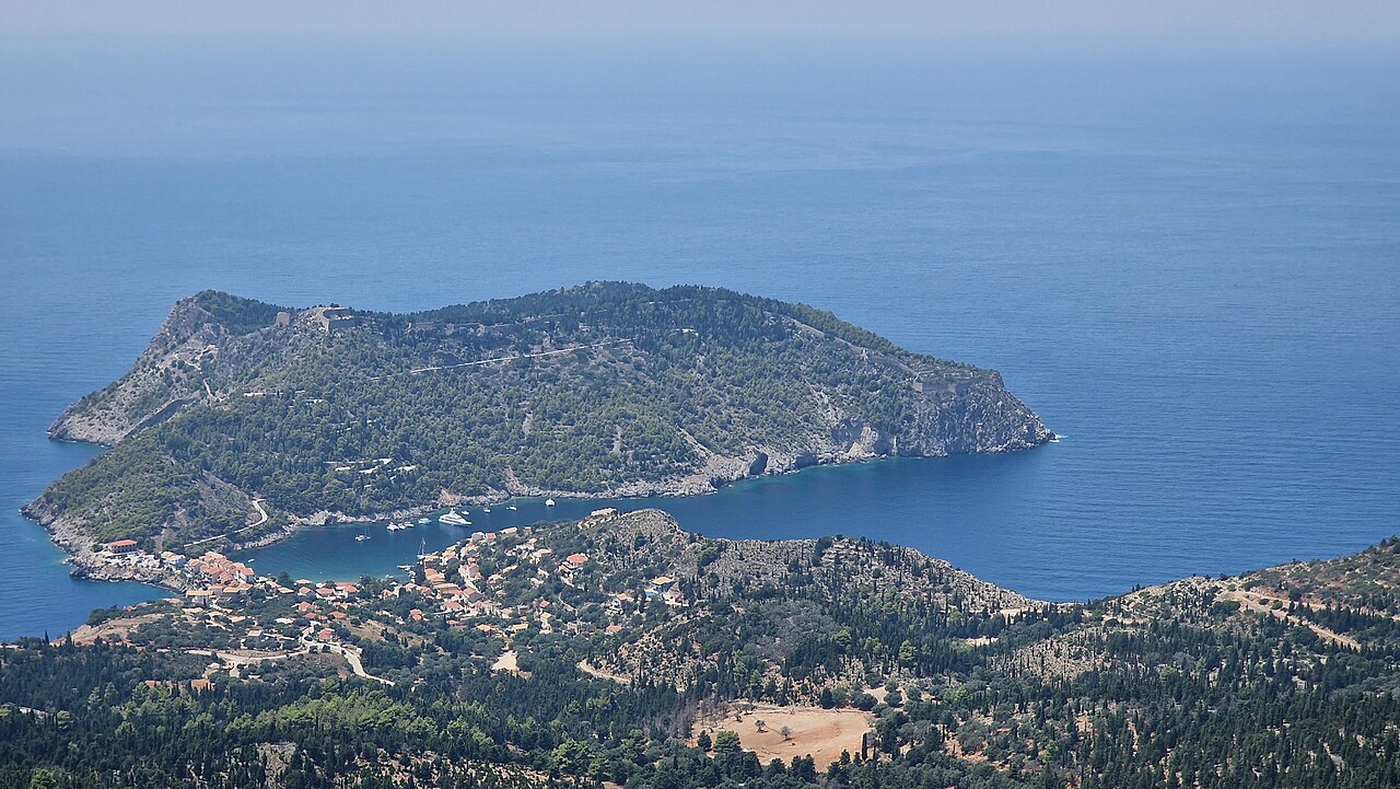 The beach at Assos, Kefalonia